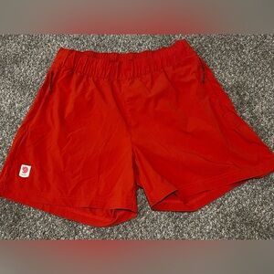 Fjällräven Red Outdoor Shorts Lightweight Hiking Trail Athleti
